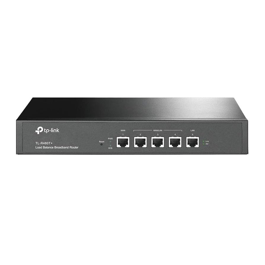 (未使用･未開封品)　TP-Link 有線ルーター ロードバランサ ブロードバンド 5ポート(3WAN/LANポート / 1WANポート / 1LANポート) 5年保証 TL-R480T+ ar3p5n1 Amazon.com: TP-Link Load Balance Broadband Router (TL-R480T